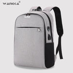 WANGKA USB Charging Anti-theft Backpack