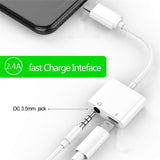 2 In 1 Earphone + Charger Cable For iPhone